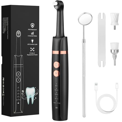 Kit de Blanqueamiento Dental Pulidor Eléctrico de Dientes de Sarro Para la Limpieza de Dientes Blanqueamiento Dental
