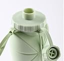 Collapsible Silicone Water Bottle with Leakproof Lid & Carry Strap Foldable Reusable Travel Sports Bottle BPA-Free Lightweight & Portable Foldable Bottle (Multicolor) gallery image