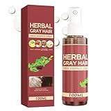 Herbal Essence Hair Spray, Black Hair Essence Spray, Herbal Essence Conditioner Reverse Grey Hairs, Natural Hairs Darkening Conditioner for Natural Color Revival