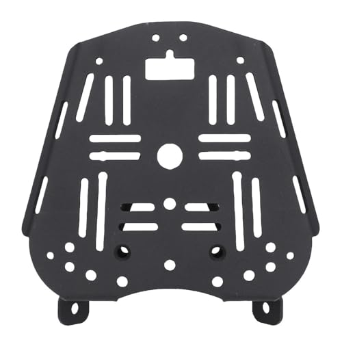 Plaque de base inférieure moto en acier carbone pour montage sécurisé de boîte arrière - 3