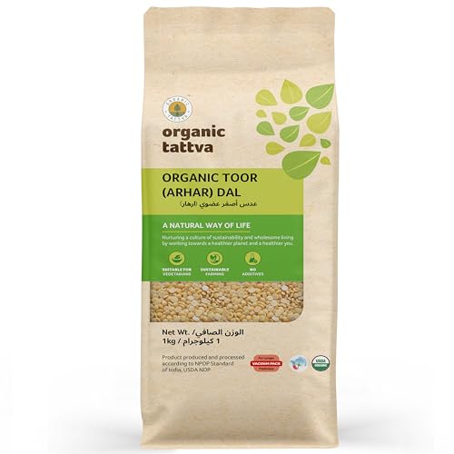 Organic Tattva Toor Arhar Dal 1 kg