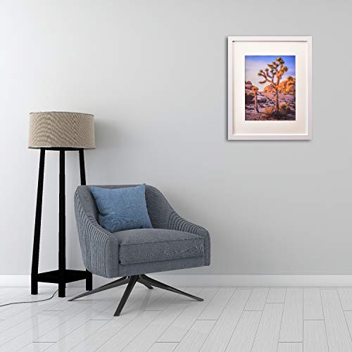 A Plus Max Frames 20X24 Picture Frame With Mat For 16X20 Picture, 20X24 Poster Frame With Polished Plexiglass Horizontal And Vertical Formats With Included Hanging Hardware-White #TOP1
