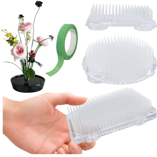 Support à épingles pour bouquet de fleurs avec ventouse anti basculement pour composition stable
