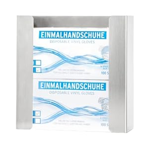 INOGS Edelstahl Handschuhhalter 2-fach