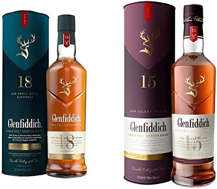 Glenfiddich - Malt Whiskey 18 Years & Premium Scotch Malt Whiskey...