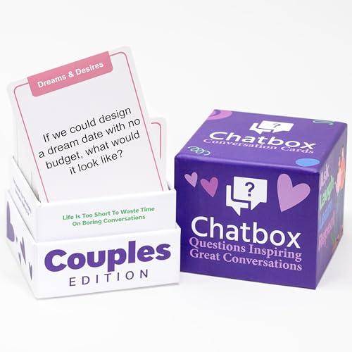 Chatbox Couples Edition Conversation Card Game for Couples, 