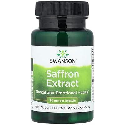 Swanson Saffron Extract 30 mg 60 Vegan Caps