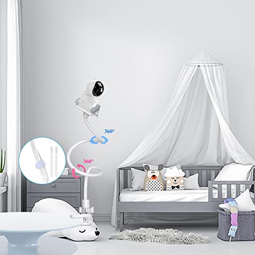 Universal Baby Camera Mount Flexible Baby Monitor Holder Shelf Compatible With Infant Optics Baby Monitor,Baby Monitor Camera Holder Strong Camera Shelf Bracket Compatible With Most Baby Monitors #TOP1