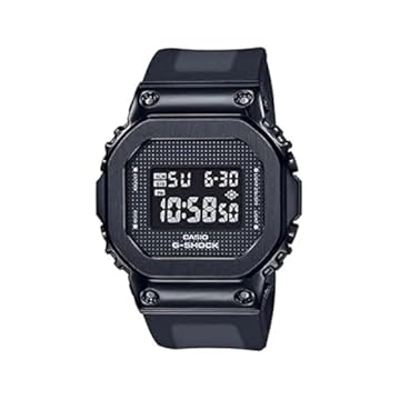 Relógio CASIO G-SHOCK feminino preto digital GM-S5600SB-1DR