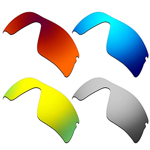 Lentille pour Oakley Radar Range renforcée : protection maximale Or et Titane
