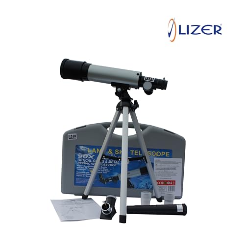 Telescopio refractor Lizer 50 mm apertura 360 mm miniatura 7