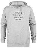 Photo Gallery jinbetee and yet despite the look on my face felpa con cappuccio unisex con cappuccio grigio Photo Gallery jinbetee and yet despite the look on my face felpa con cappuccio unisex con cappuccio grigio