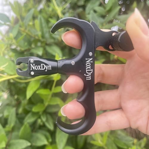 Déclencheur de tir à l'arc rotatif avec grip ergonomique en alliage robuste - 3