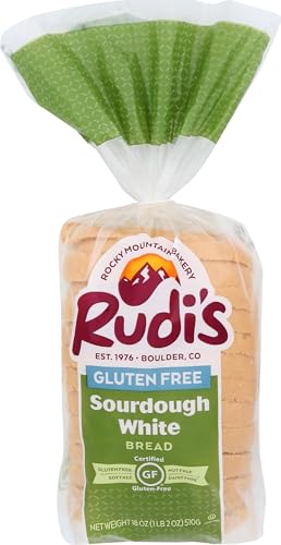 Rudis Bakery, Sandwich Bread Sourdough White, 18 Ounce