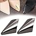 Generic 2X Pointed Shoe Protector, High Heel Tip Cover, Repair, Shoe Tip, for Boots, Black