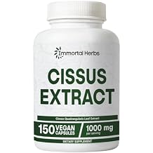 Cissus Quadrangularis Supplement 1000mg, 150 Pills, Pure Extract Powder with 40% Ketosterones, Non-GMO and Gluten-Free Cissus Extract Capsules for Men and Women