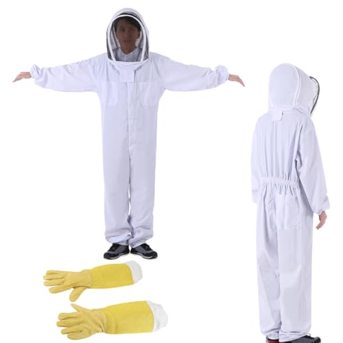 Wkantlaes Giacca Da Ape 3XL con Cappuccio e Guanti