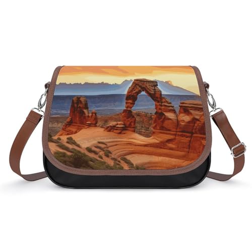 Sac de travail pour le quotidien en cuir croisé avec sangle réglable femme