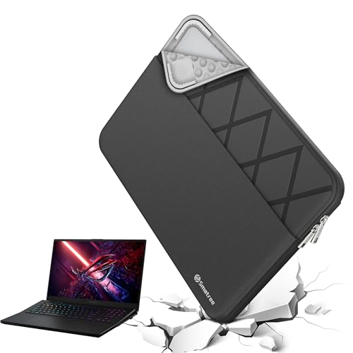 Image of Smatree Laptop Sleeve for 15.6 inch ASUS Zenbook 15 OLED UM3504, Protective Laptop Case with Accessory Pocket, YKK Zipper, Patented Shockproof Design(E633)