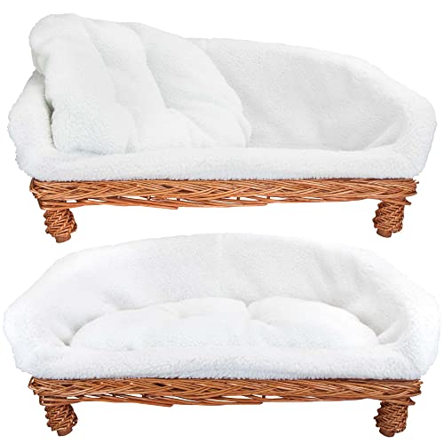Schecker Pet Divano Cestino di Vimini Design con