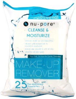 Wholesale Nu-Pore Make-Up Removing Tissues (Ponds)(6x$1.26)