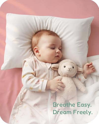 Image of Crib Sheets 2 Pack, Fitted Crib Sheet for Standard Crib Mattress 28x52x9, Ultra Soft Jersey Knit, Breathable Stretchy Deep Pocket, Snug Fit Stays Put, Baby Crib Mattress Sheet