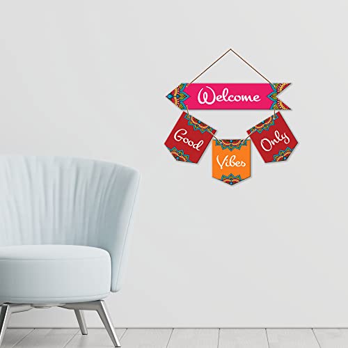 Image of Artvibes Wall Hanging Home Decorative Wall Art for Living room | Bedroom | Gifts | Wall Hanger for Decoration | Modern Decor | Artwork | Wall Sculpture | Signs & PlaquesArt Print (WH 6417NR)