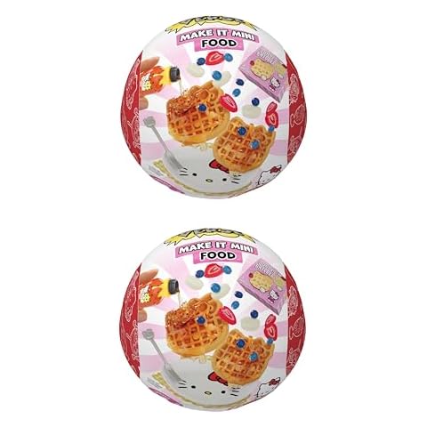MGA's Miniverse Make It Mini Food Hello Kitty (2 Pack), Mini Collectibles, Sanrio, Mystery Blind Packaging, DIY, Crafts, Resin Play, Replica Food, Novelty, NOT Edible, 8+ Cover