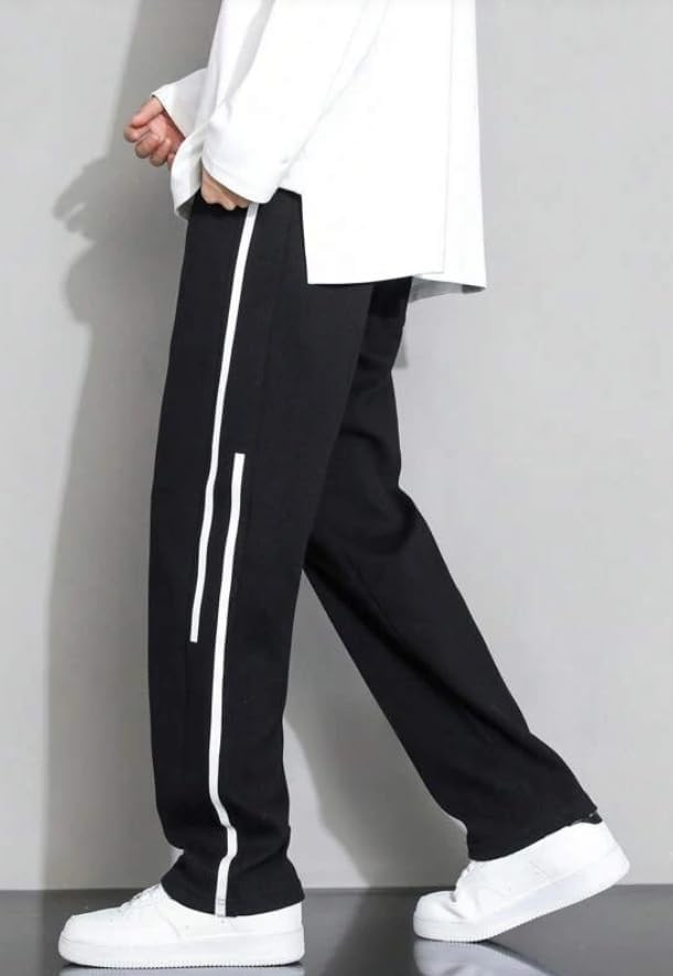 Image of culish Mens Lycra Track Pant Black