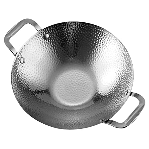 Nolitoy Edelstahlpfanne 0465V Paella Doppelgriff