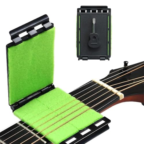 1 Stück Gitarrensaite & Griffbrett Reiniger Set, Umfassendes Saitenpflege Kit für Gitarre, Bass, Inklusive Reinigungstuch für Schnelle und Gründliche Instrumentenpflege