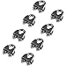 Favordrory 20PCS 1/8 Inch M3 Stainless Steel Wire Rope Cable Clip Clamp