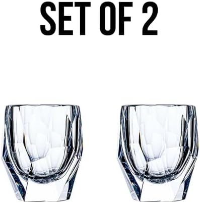 Miniatura 2 de Vanity - Juego de 2 vasos de cóctel irrompibles de policarbonato de 7.5 onzas, elegantes, duraderos e inastillables