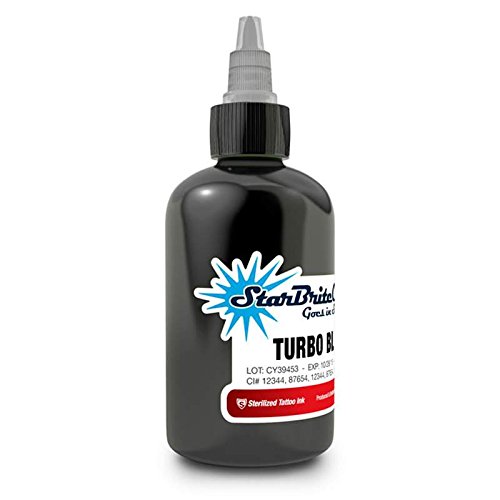 StarBrite Colors Sterilized Tattoo Ink Turbo Black 1 oz