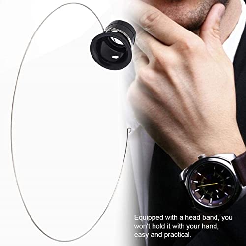 5x 10x ferramenta lupa lupa headband lupa óculos led intercambiáveis 2 lentes substituíveis conjunto