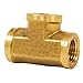 Dixon Valve 3220202CLF, 1/8" Female NPT Brass Pipe Tee (Pack of 13 pcs)