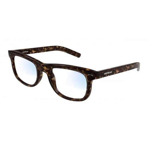 Montblanc MB0260S-005 53 Sunglass Man Recycled Ace Gafas de Sol, Sport, Multicolor (Multicolor), Talla única