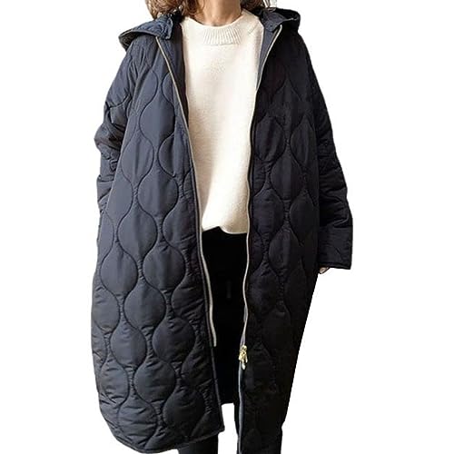 Générique Doudoune Legere Femme Mi Longue Manteau Femmes Parka Longue Doudoune Hiver À Capuche Chaude Épais Blouson Manteau Élégant Et Casual