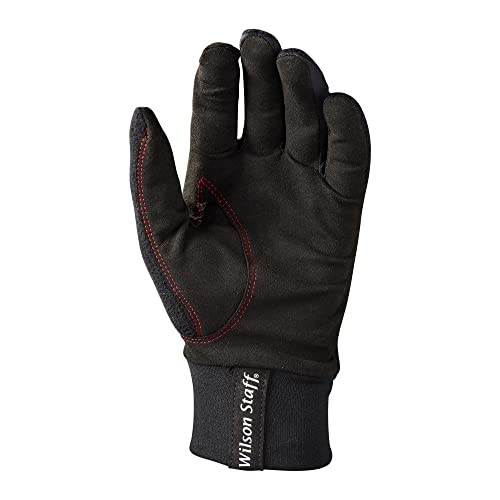 Wilson Staff Winter Gloves - Men's Medium, Black #TOP1