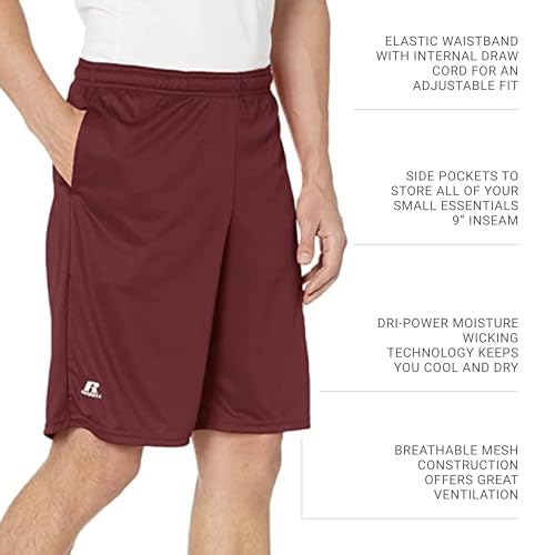 Image of Russell Athletic Men's Dri-Power Performance Short with Pockets