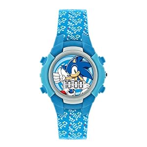 Sonic Boy’s Digital Quartz Watch with Silicone Strap SNC4036