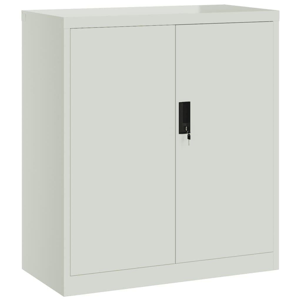 vidaXL Armario archivador de Acero Gris Claro 79x40x90 cm, archivador, Unidad de Almacenamiento, gabinete de Almacenamiento de Oficina