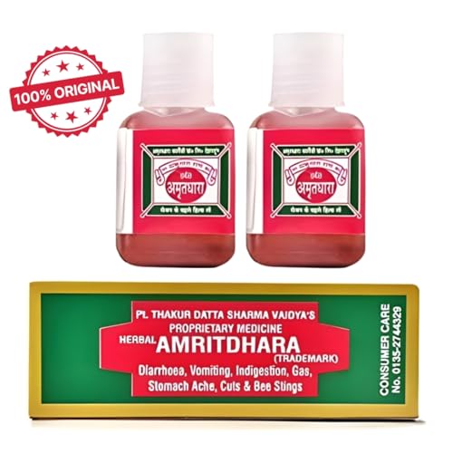 Image of Amritdhara Ayurvedic Drops for All Health Problems, Pocket Doctor - Pack of 2 x 12-ML Each