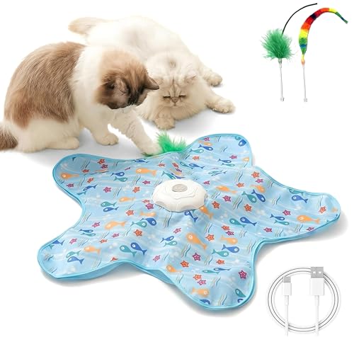 Hide and Seek Interactive Cat Toys Puzzle Motion Activated for Indoor Cats