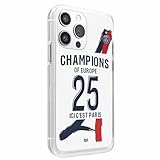 Coque iPhone/Samsung – Paris Champions d’Europe 2025 – Ici c’est Paris – Édition Collector extérieur | Protection Antichoc Fine | Design Maillot Vainqueur Ligue des Champions (IPHONE 15 Pro Max)