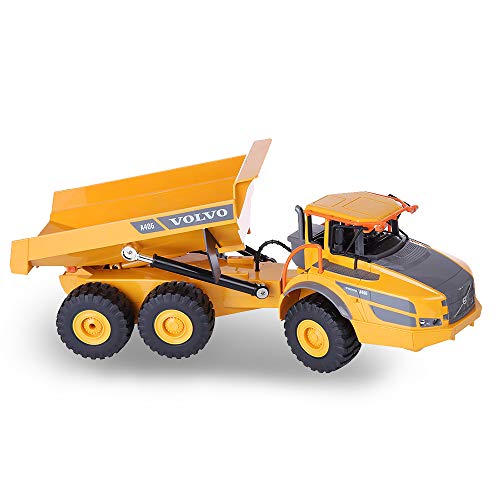 Fistone Rc Dump Truck 1/26 Scale 2.4G Remote Control Articulated Truck Construction Car Electronic Simulation Engineering Vehicle Toys For Kids Boys #TOP4