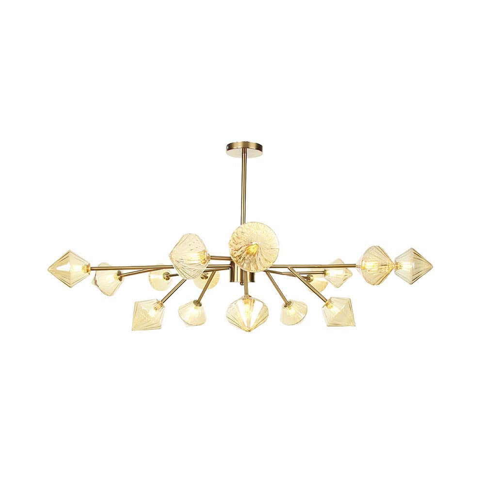 FYZDLAOR Farmhouse Chandeliers,Wrought Iron Light Fixture,for Living Room Bedroom Restaurant Cafe Teahouse Bar Dining Room Club（with G4 Bulb）