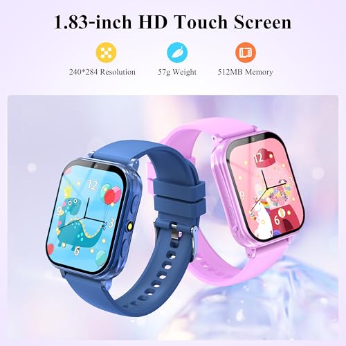 KALINCO Kids Smart Watch, 30+ Games Camera Video Pedometer Kids Watch, Music Player, Alarm, Audiostory, Torch, Step Counter - Image 2