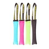 Dingo Hundespielzeug Beisswurst Agility Baumwolle mit Griff handgefertigt für Bisstraining Apportieren Schwimmend Schwimmfähig 27 x 6 cm Rosa 15609