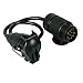 Produktbild Pilot LA_38991 Anhänger-Adapter, 13-polig Stecker auf 7-polig Buchse